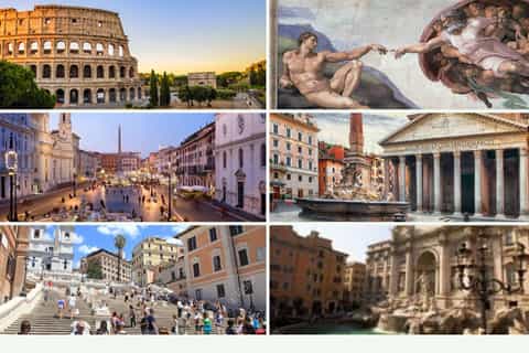 Rome: 1-day Tour With Luxury Car, Guide, Tickets, and Lunch