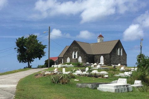 Saint-Kitts : Visite de l'île de Nevis et plage avec déjeuner