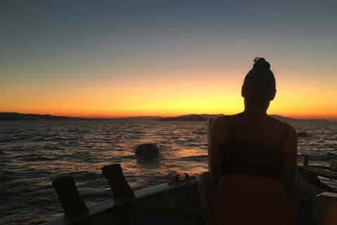 Chania: Sunset Boat Cruise with Guide