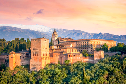 Granada: Alhambra, Nasrid Palaces, and Generalife Tour Shared Tour in Italian