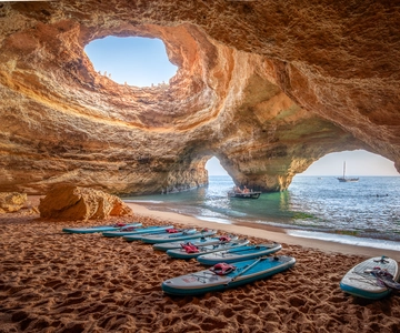 Algarve: Benagil Caves Stand-Up Paddle Board Tour