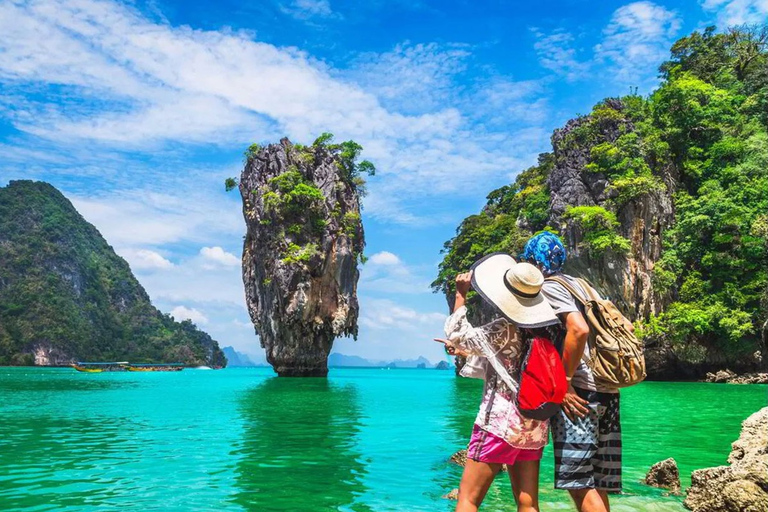 James Bond et visite de la baie de Phang Nga en bateau à rames au départ de Phuket