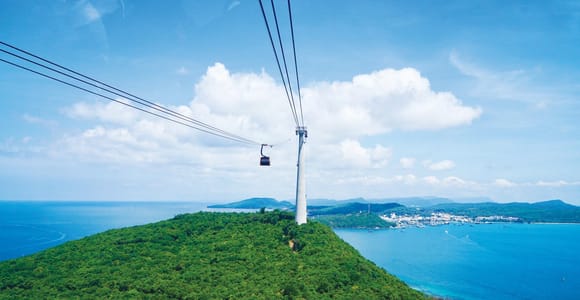 Phu Quoc Cable Car Ride & 3 Islands Boat Tour with Lunch