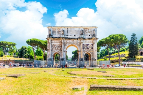 Rzym: podziemia i arena Koloseum oraz Forum RomanumW j. hiszpańskim: podziemia Koloseum i arena