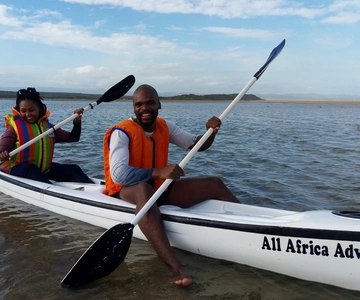 Kayaking Jeffreys Bay