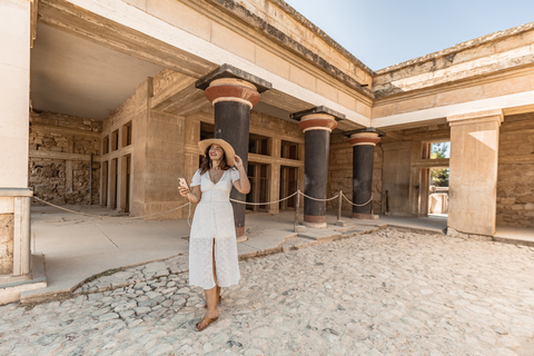 Creta: Palácio de Knossos: ingresso eletrônico e guia de áudio opcionalIngresso para o Palácio de Knossos e 2 audioguias