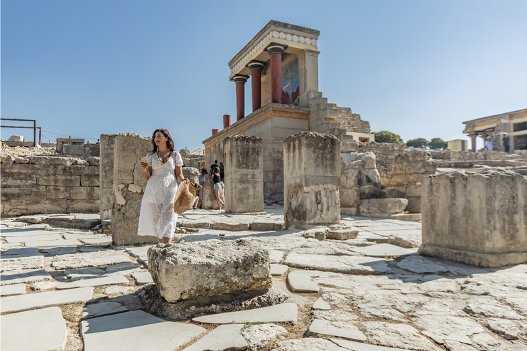 Creta: Palácio de Knossos: ingresso eletrônico e guia de áudio opcionalIngresso para o Palácio de Knossos e 2 audioguias