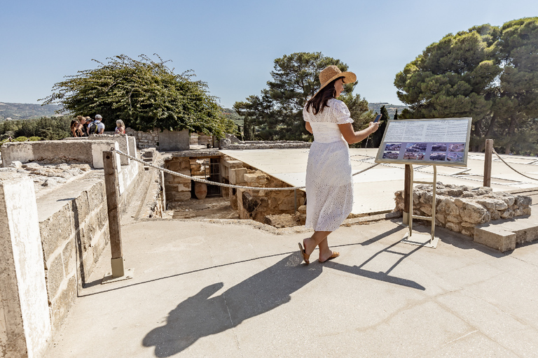 Creta: Palácio de Knossos: ingresso eletrônico e guia de áudio opcionalIngresso para o Palácio de Knossos e 2 audioguias