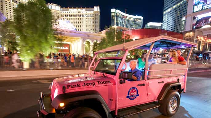 las vegas bright lights city tour with high roller ticket