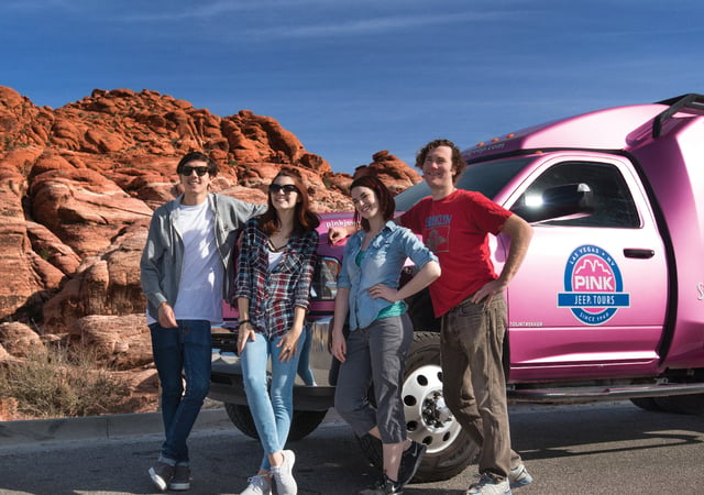 Las Vegas: Red Rock Canyon in un tour avventura Trekker