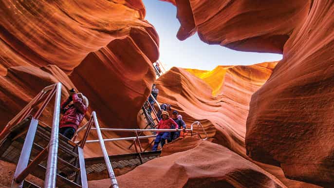 from sedona antelope canyon and horseshoe bend day tour