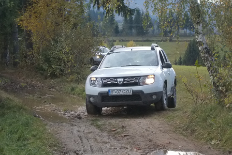 De Brașov: excursion d'une demi-journée ou d'une journée complète en Jeep TransylvaniaDe Brașov: journée complète en Jeep Transylvania