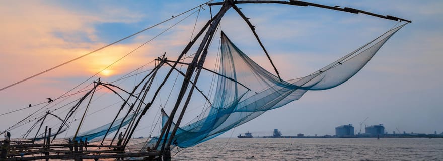 Visite privée à pied de Fort Kochi et des filets de pêche chinois