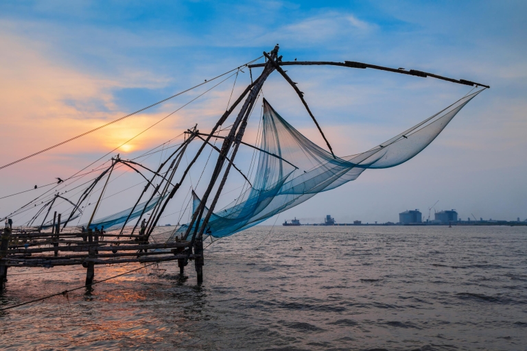 Fort Kochi & Chinese Fishing Nets Private Walking Tour Tour with Fort Kochi Pick-Up