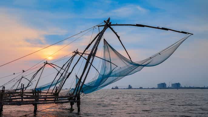 fort kochi chinese fishing nets private walking tour