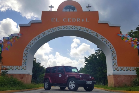 Cozumel: excursion privée en jeep à terrePoint de rencontre du terminal de croisière de Punta Langosta