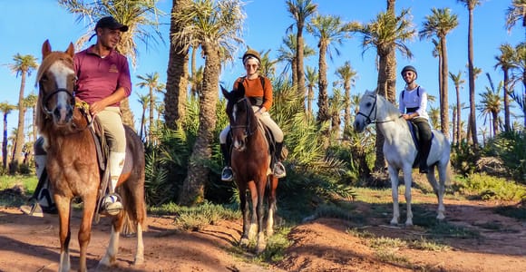 Marrakech : Randonnée à cheval dans la palmeraie