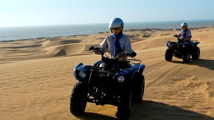 essaouria beach big dunes 2hour quad biking tour