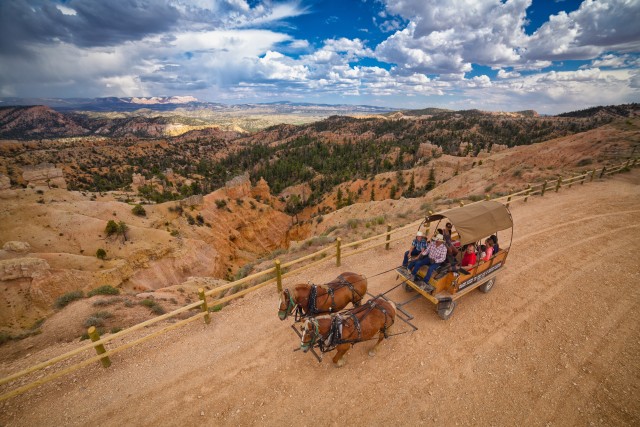 Visit Bryce Canyon National Park Scenic Wagon Ride to the Rim in Bryce Canyon National Park, Utah