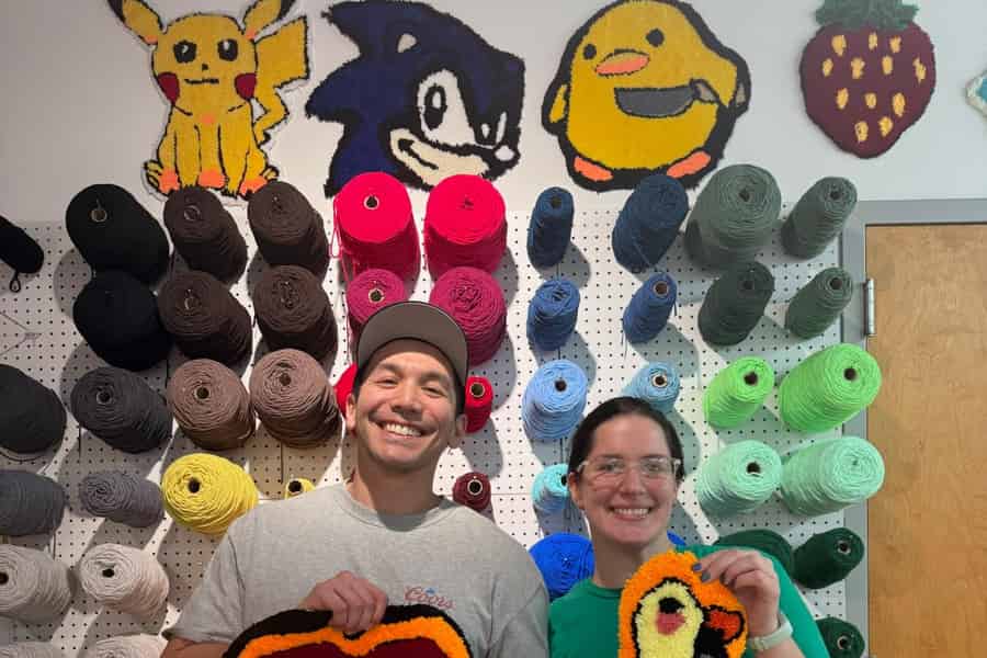 Teppich Tufting Workshop. Foto: GetYourGuide