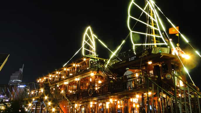 ho chi minh city 3.5hour dinner and sightseeing cruise