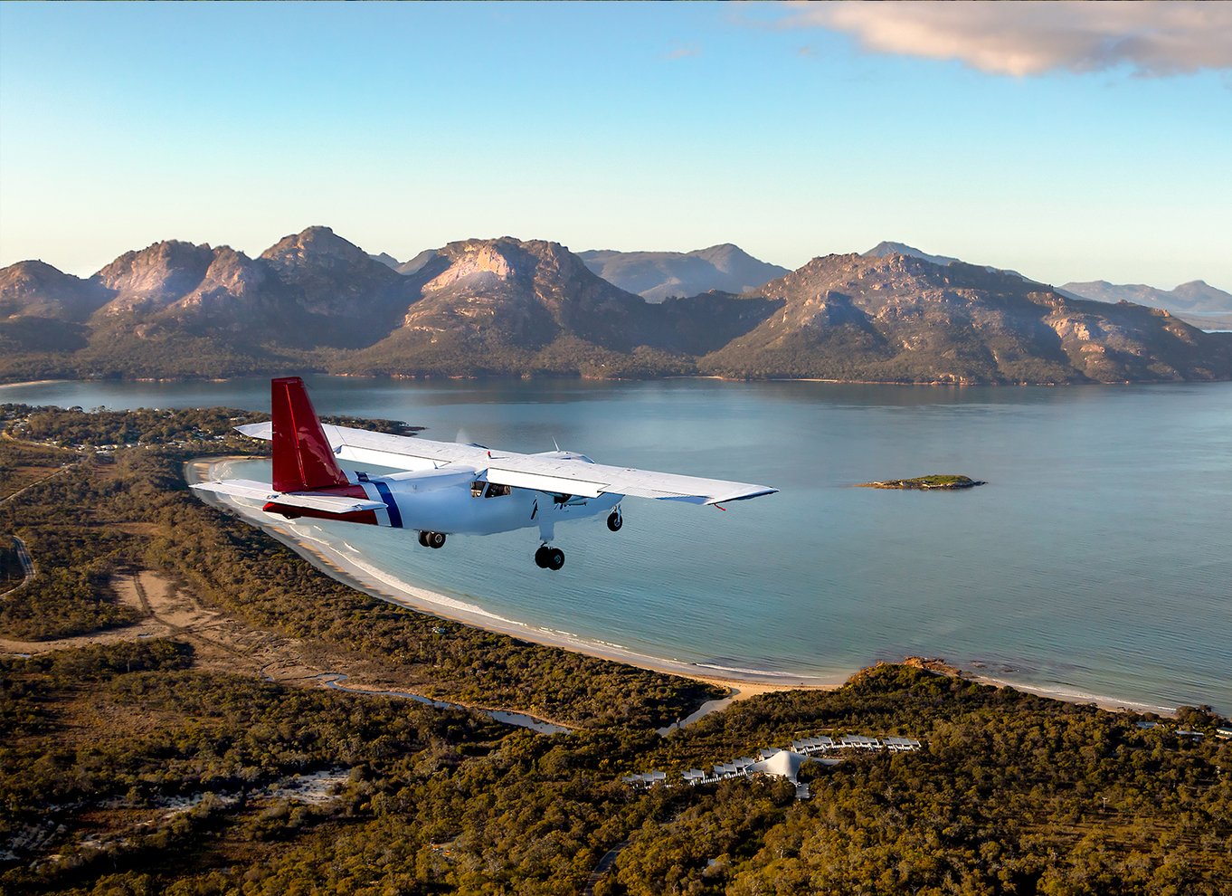 Wineglass Bay og Maria Island Scenic Flight Experience