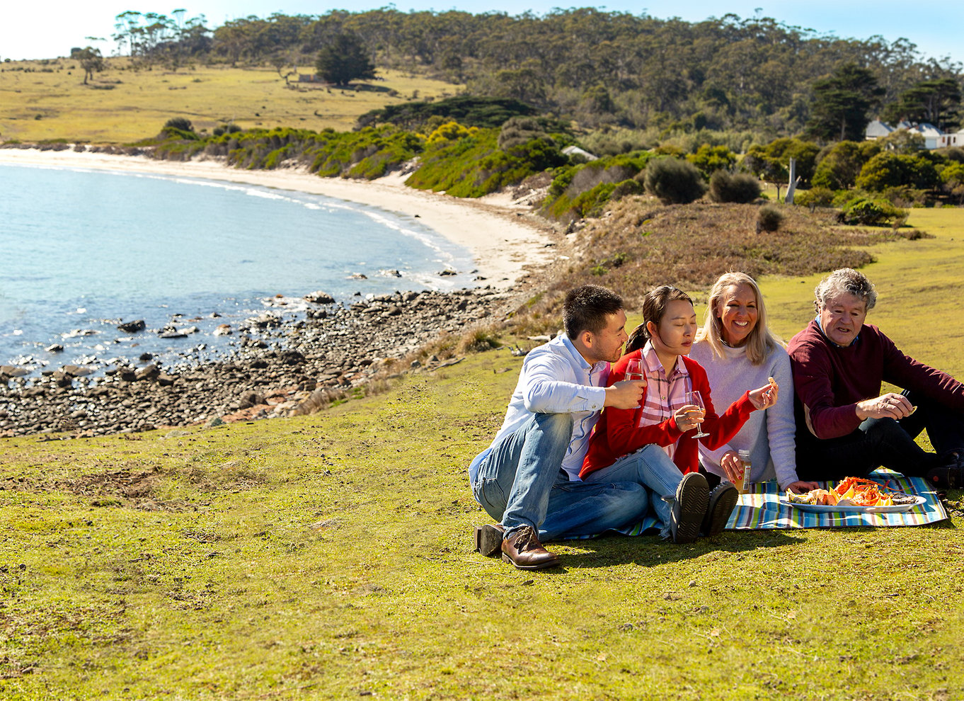 Wineglass Bay og Maria Island Scenic Flight Experience