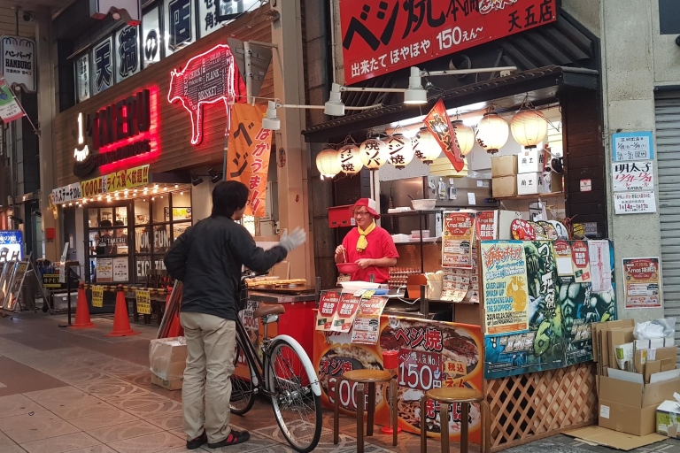 Osaka: Extravagance culturelle gastronomique nocturne tout comprisOsaka: visite gastronomique nocturne tout compris