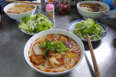 Da Nang: visite gastronomique de 3,5 heures en moto avec chauffeurVisite privée