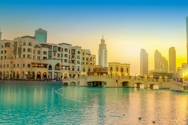 Dubai: Fountain Show & Traditionelle Burj Lake-Bootsfahrt