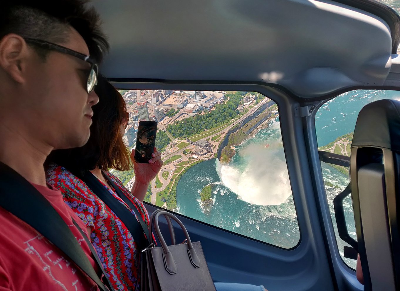 Niagara Falls, Canada: Naturskøn helikoptertur