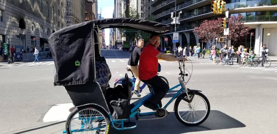 New York City : Excursion de luxe de 1,5 heure dans Central Park en Pedicab