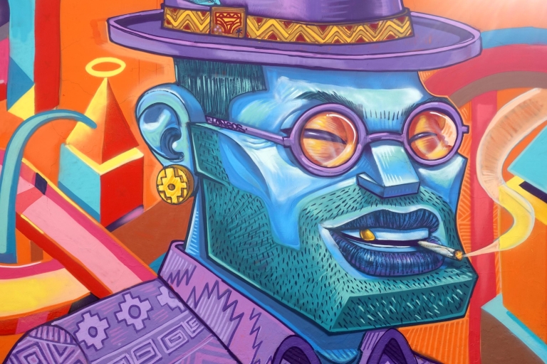 Quito: Geführte Street Art Tour mit lokalen GetränkenGemeinsame Tour mit Abholung und Rückgabe
