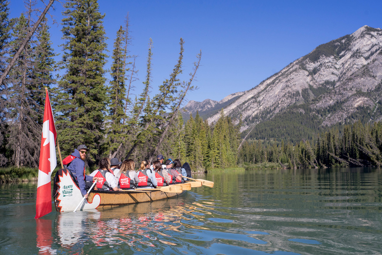 Banff: wilde dieren op de Bow River Big Canoe Tour