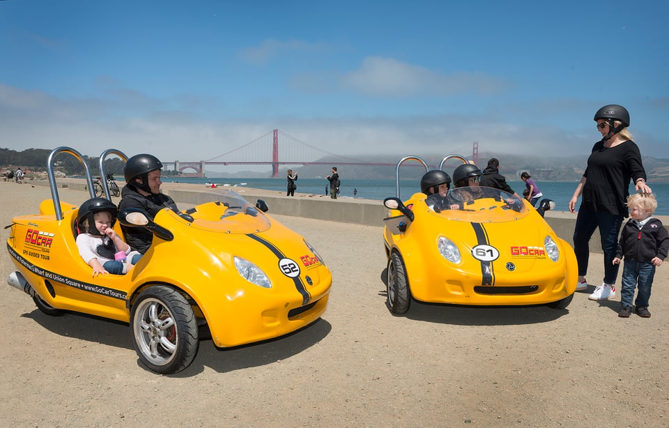 San Francisco: 3-Hour Early Bird GoCar Tour