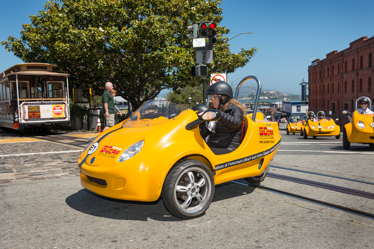 San Francisco: tour temprano en GoCar de 3 hAlquiler GoCar durante 3 horas desde Fisherman's Wharf