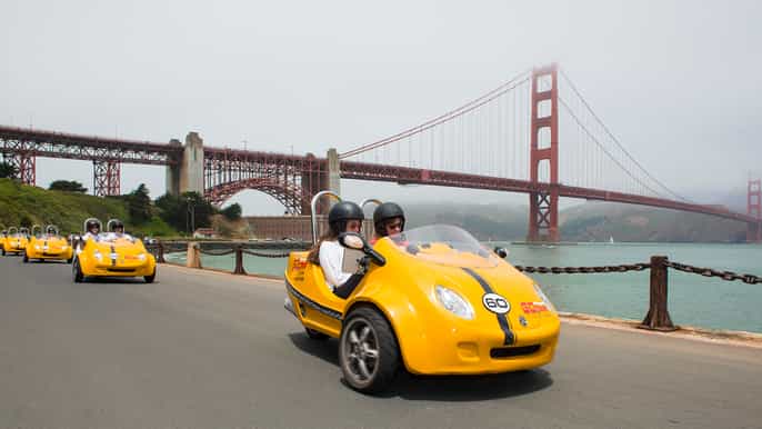 gocar tour golden gate bridge lombard loop