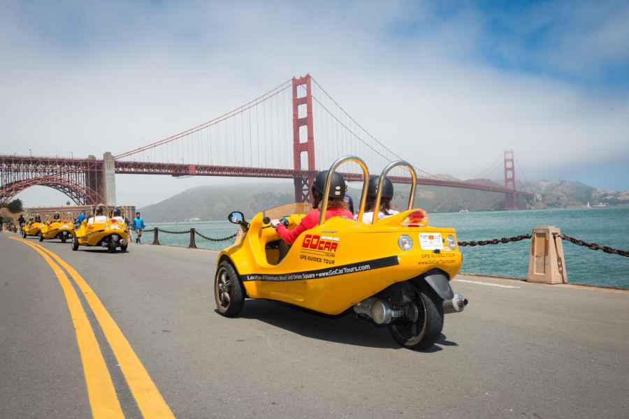 GoCar-Tour: Golden Gate Bridge & Lombard Loop