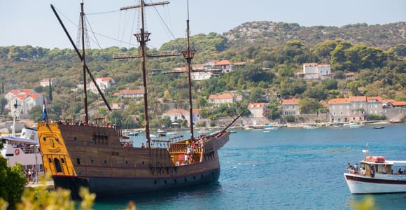 Dubrovnik: Luxus-Piratenschiff-Kreuzfahrt zu den Elaphiten