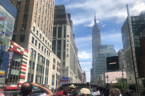 Ciudad de Nueva York: Tour en autobús turístico con paradas libresBillete de un día para descubrir el centro de la ciudad