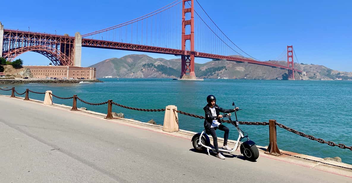 San Francisco:1-Hour GPS Guided Electric PHAT Scooter Tour