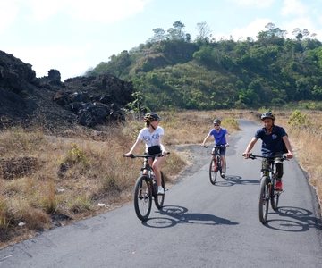 Mount Batur: Black Lava Cycling Tour w/ Natural Hot Spring