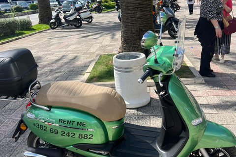 Kotor: tolles Rollerabenteuer nach Perast, KOSTENLOSE Bootsfahrt