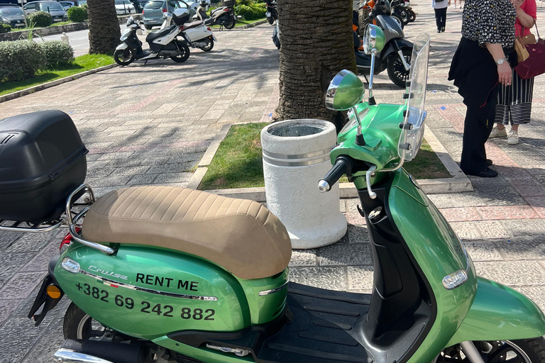 Kotor: groot scooteravontuur naar Perast, GRATIS boottocht