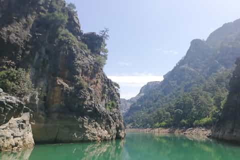 From Side: Green Canyon Boat Tour with Lunch and Swimming