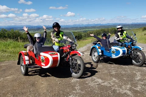 Calgary: Sidecar Motorcycle Tour of Rocky Mountain Foothills