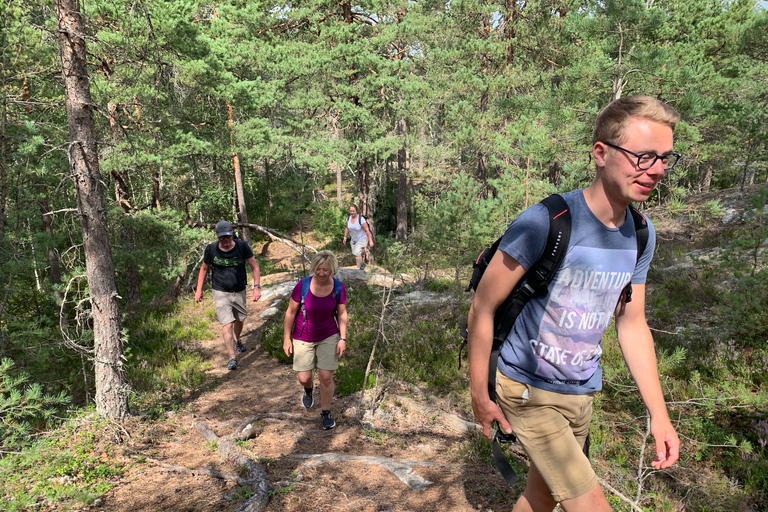 Estocolmo: Caminhada na reserva natural com almoço em uma fogueiraEstocolmo: excursão a pé pela reserva natural com almoço na fogueira