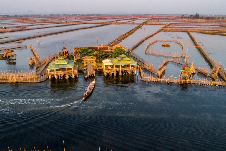 Hue: Półdniowa wycieczka po żółtej lagunie Tam Giang o zachodzie słońca