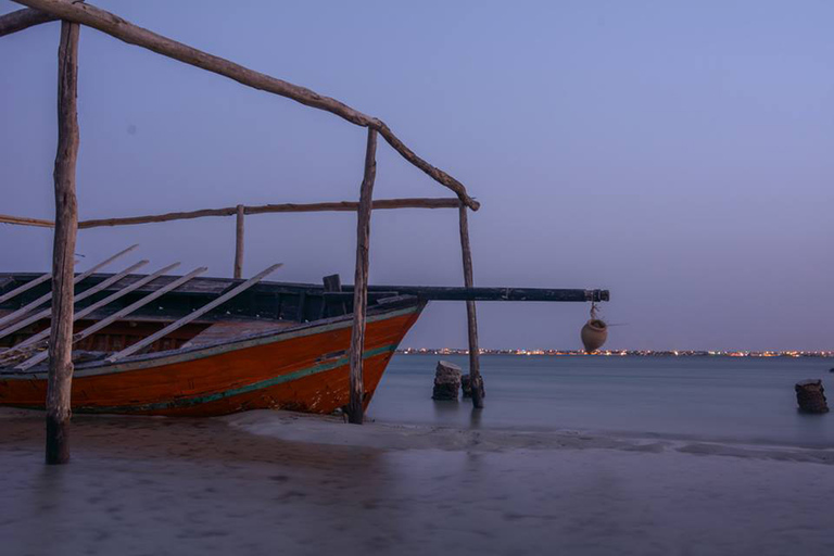 Djerba: vino, aperitivos y barbacoa de pescado en la isla Flamingo