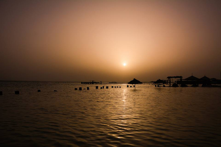 Djerba: Vin, aptitretare och fisk BBQ på Flamingo Island